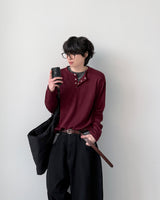 リコヘンリーネックロングスリーブ