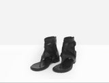 Pony open toe see-through boot sandals