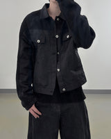 Duron Nylon Knit Trucker Jacket