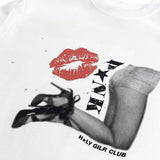 オーバーサイズヒップホップダンススタジオパンクグラフィック半袖Tシャツ_ホワイト