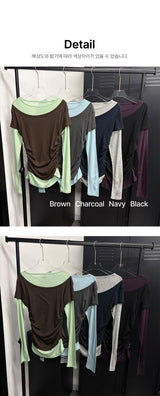 Tencel layered long sleeves(4color)