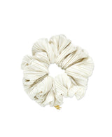 26SS★ Colombe d'Or Pleated Hair Scrunchie + Teddy Bear Keyring Set