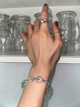 [925silver] Crystal bracelet