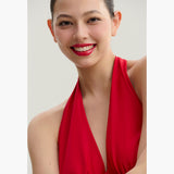 Marilyn Dress in Tomato