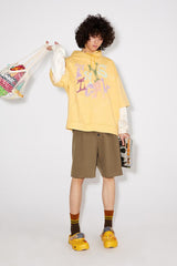 Retro multi-button simple breathable casual shorts for summer