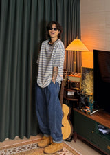 Dangara Stripe Stella Short Sleeve 2COLOR