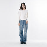 Basic U neck T-shirt 002