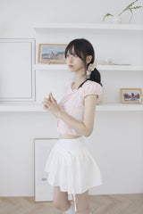 Belt Set] ハーフフレアミニスカート