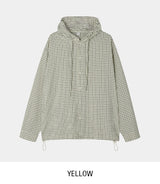 Fruit Check String Hood Shirt