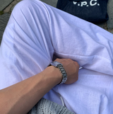 Cool Pin Tuck Linen Wide Pants