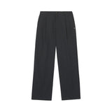 [ULKIN] Seersucker Wide Slacks_Charcoal