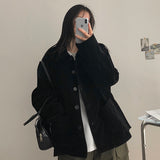 Deliveroo Slit Suede Tracker Jacket