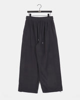 Leno incision fleece two-way wide pants