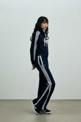 JOEL JERSEY TRACK PANTS / NAVY