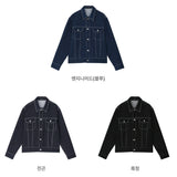 ステッチデニムジャケット 3COLOR