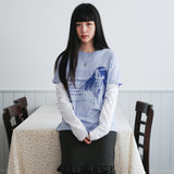 へースpfpレイヤード LS-T [Blue]