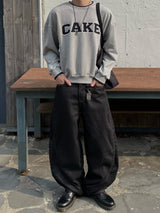 sweet cake color-block sweatshirt (3colors)