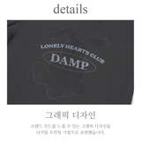'RABBIT CLUB' OVERSIZED TEE_CHARCOAL