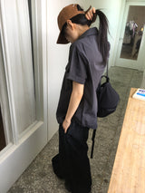 [MADE] Datone overfit nylon short sleeve shirt