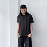 Waffle Henley Relaxed Tee