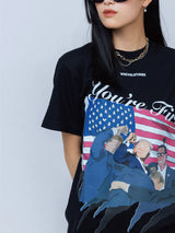 "D.T.セキュリティフェイルジャー” Tシャツ (ブラック)