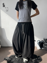 リンリンリネンリネンバルーンピンタックロングパンツ4カラー