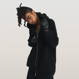 RELABEL 23AW Heavyweight Flowy Z ip Multi Closure Hooded Cardigan Jumper