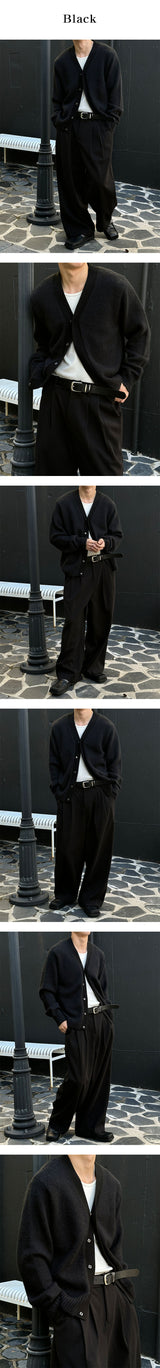 [F/W] Wool dart wide slacks(3color)
