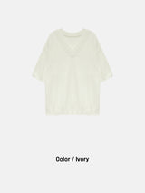 YM リタVネックニット (3 colors)
