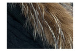 Batwing Fur No Collar Knit Cardigan