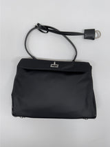 [2way] French Twill Nylon Handbag L