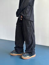 Twill Basic Golden Wide Pants 7C