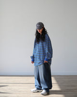 BLOWN WIDE DENIM PANTS