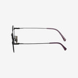 Knouun Round titanium glasses CODE. 103. D Black