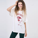 Snap Loose Fit T-Shirts White