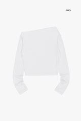 Moist slim see-through crop long sleeve
