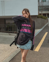Pink point yamaha two-type long-sleeve