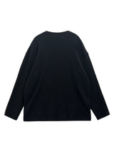 Loose ribbed bony long sleeve 3C