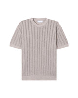 Weave Boucle Lace Round Knit