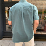 LMN Rainy Pigment Oversized Fit Half Shirt (6 colors)