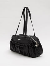 STRING RIBBON DUFFLE BAG BLACK