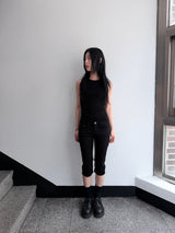  BACK OPEN STRAP SLEEVELESS