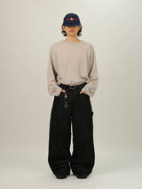 ON Non-fade Herringbone Patch Denim Pants