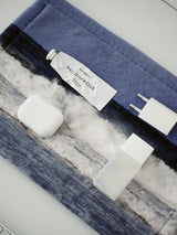 nature desk rug - blue pado
