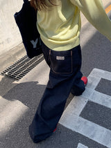 ルインエンブロイダードノンフェードバルーンパンツ