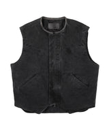  Hard Canvas Western Vest [ CHARCOAL ]