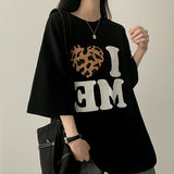 Love Hoppy Heart Boxy Fit Short Sleeve