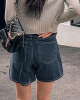 Tubet denim short pants