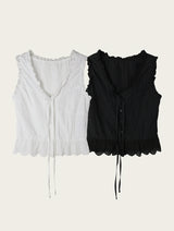 LACE PUNCHING BLOUSE (2C)