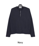 Para Soft Henley Neck Long Sleeve Tee